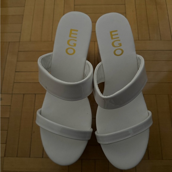 EGO Platform white sandals - Picture 4 of 4
